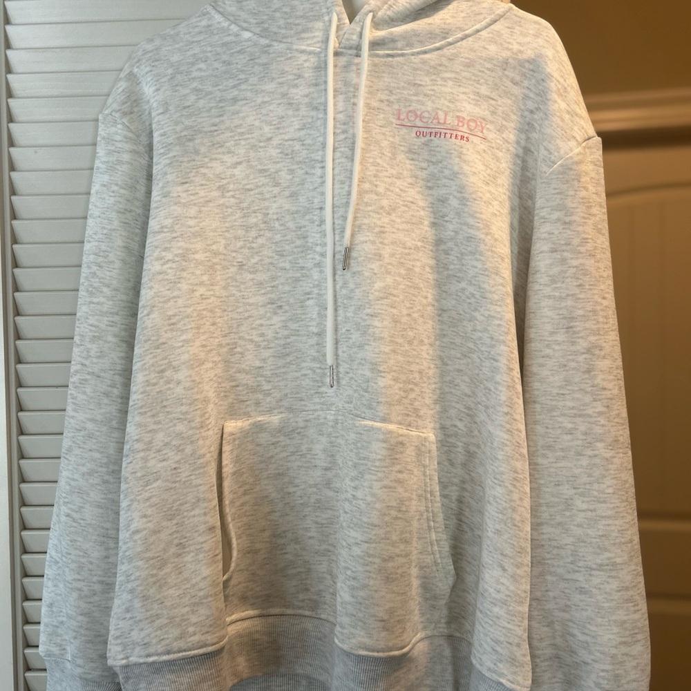 Gray Hoodie Sweatshirt